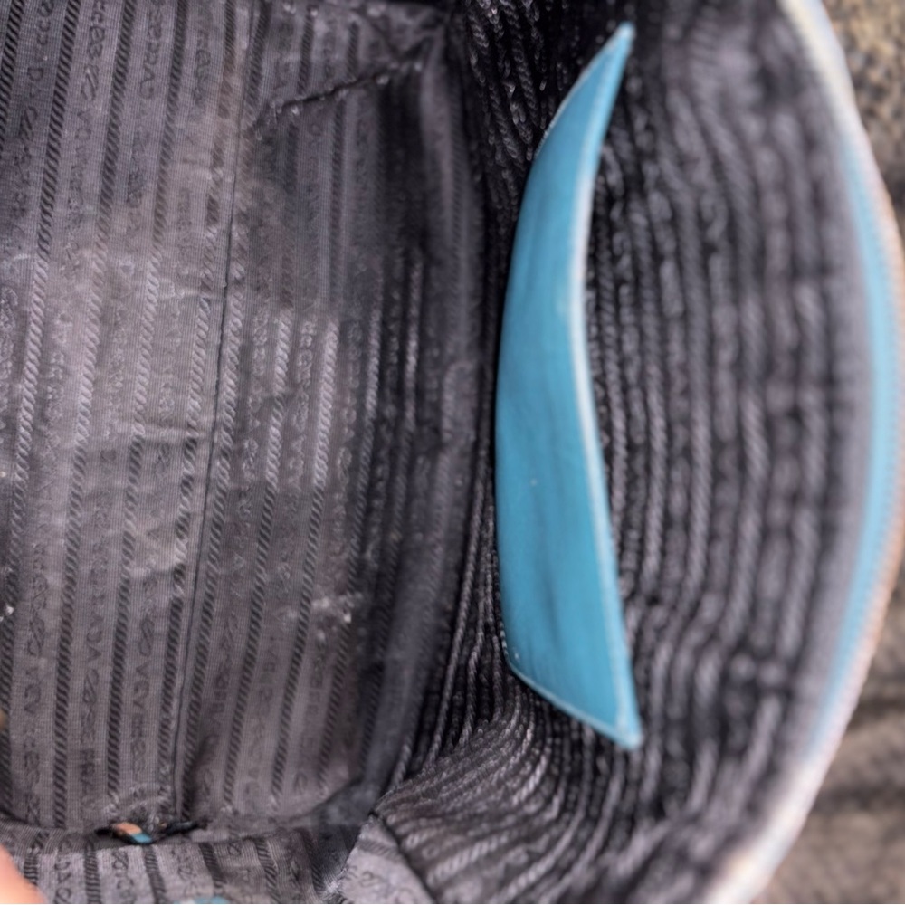 LIKE NEW PRADA Saffiano Leather Medium Bauletto Bag Certified Authentic - Picture 6 of 10